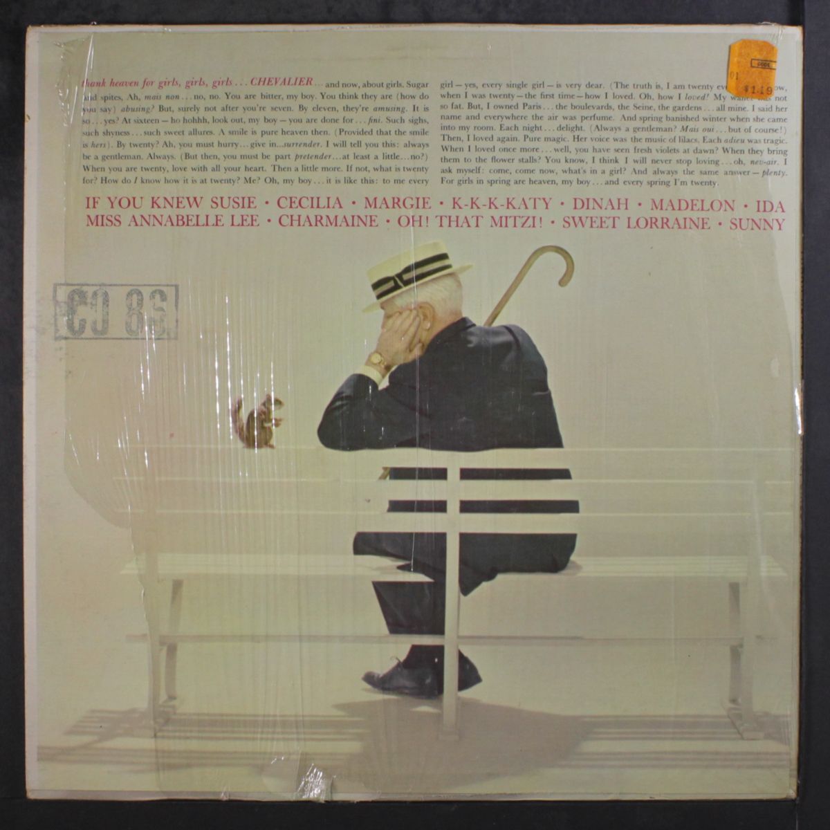 thank heaven for girls by MAURICE CHEVALIER