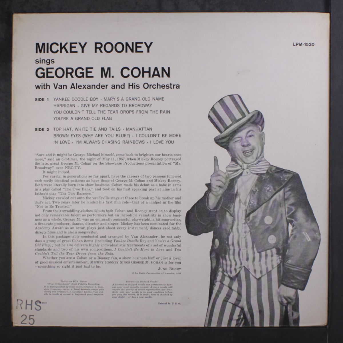 george m. cohan by MICKEY ROONEY