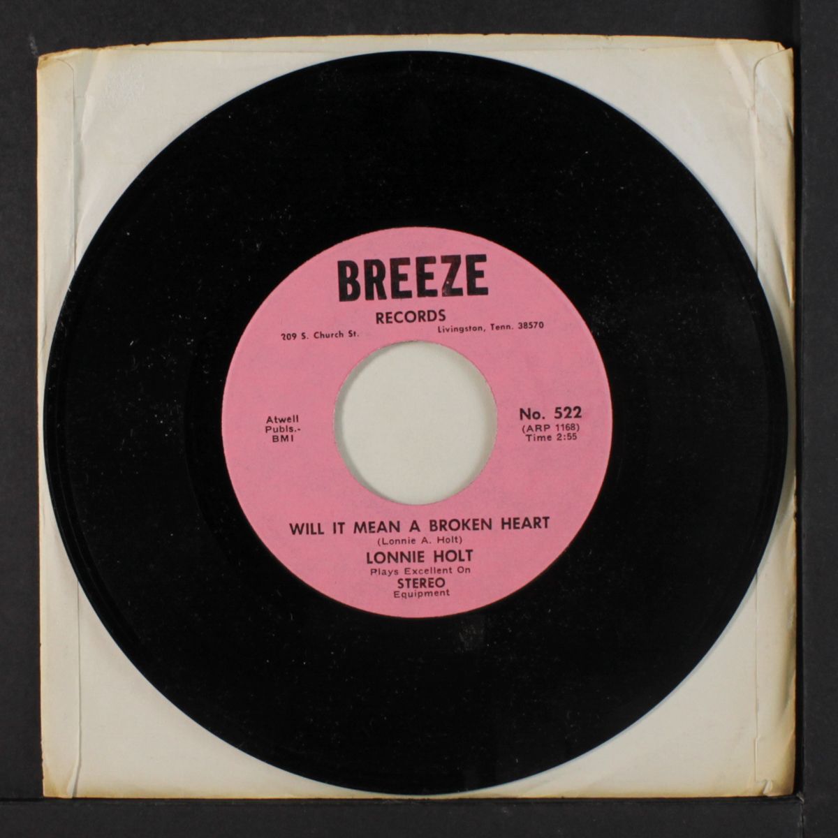 forever is such a long time / will it mean a broken heart by LONNIE HOLT
