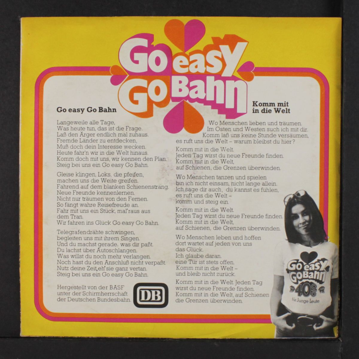 go easy go bahn / komm mit in die welt by JOY UNLIMITED