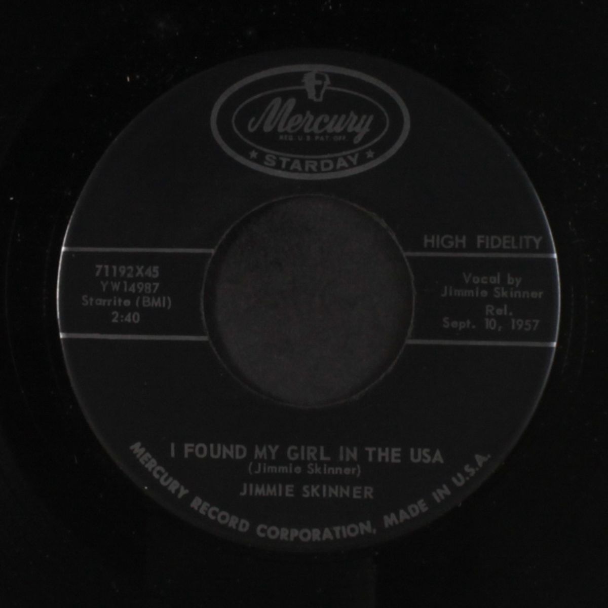 i found my girl in the usa by JIMMIE SKINNER
