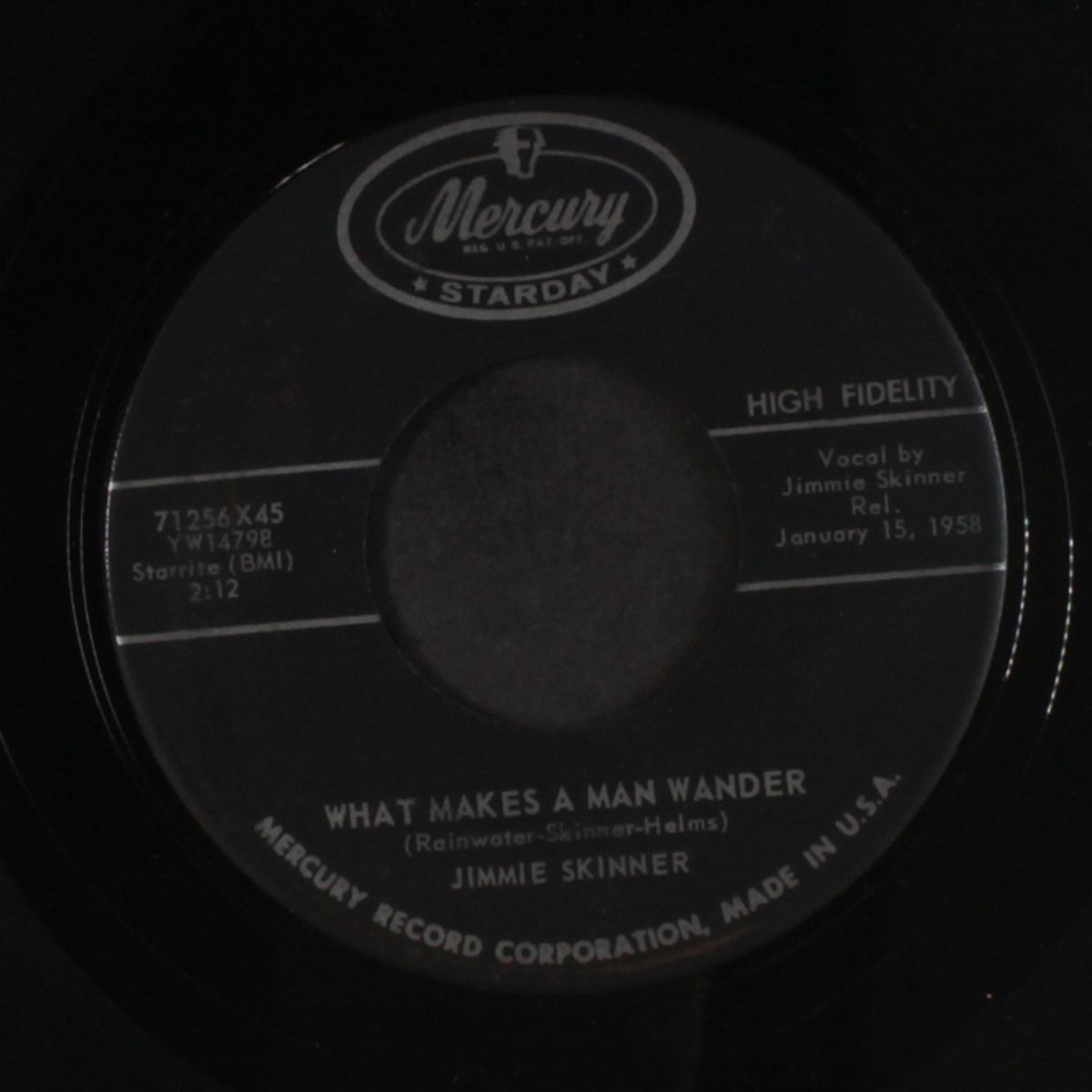 what makes a man wander by JIMMIE SKINNER