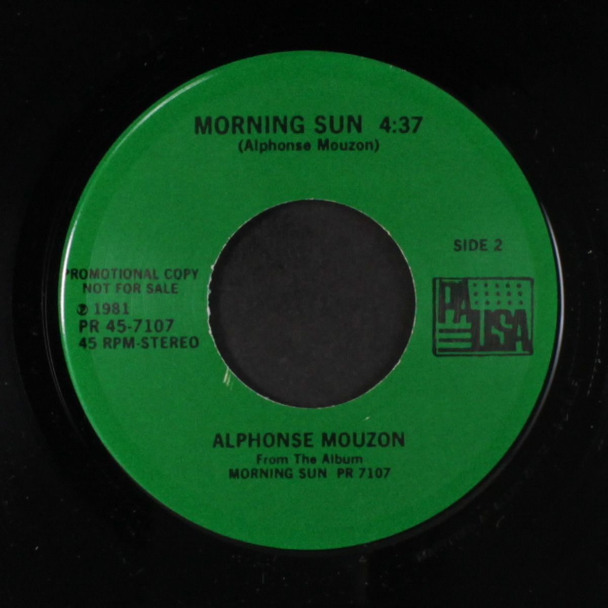 tell me / morning sun by ALPHONSE MOUZON