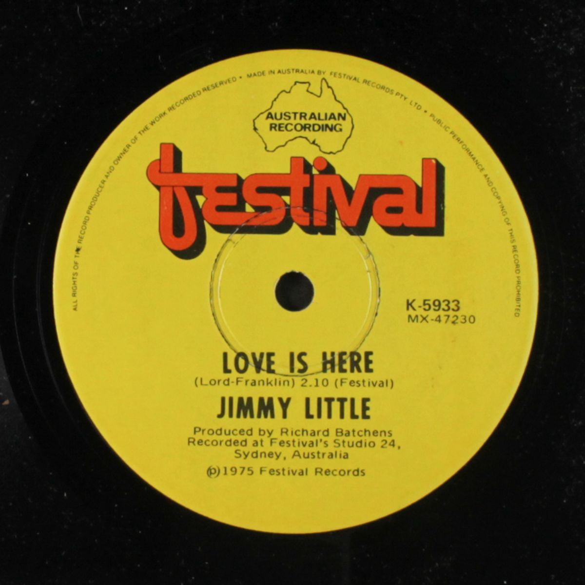 ain't it good / love is here by JIMMY LITTLE