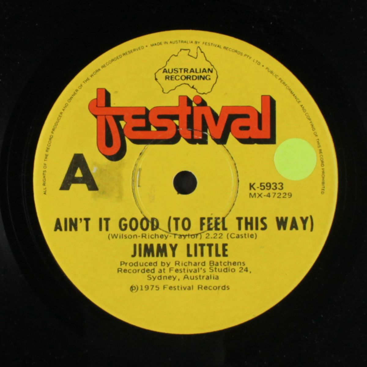 ain't it good / love is here by JIMMY LITTLE