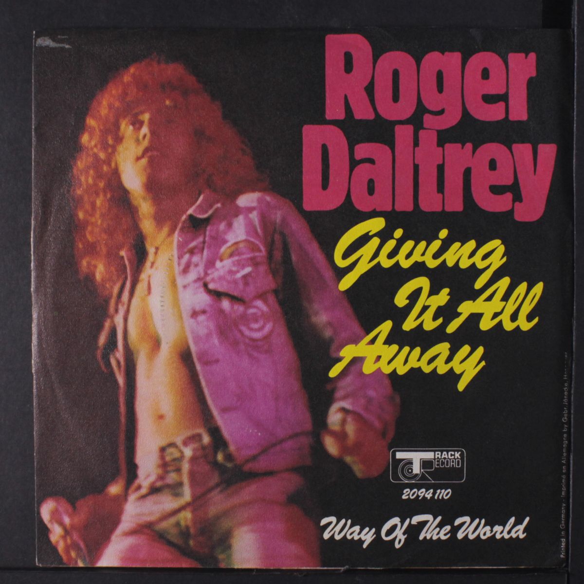 giving it all away / way of the world by ROGER DALTREY