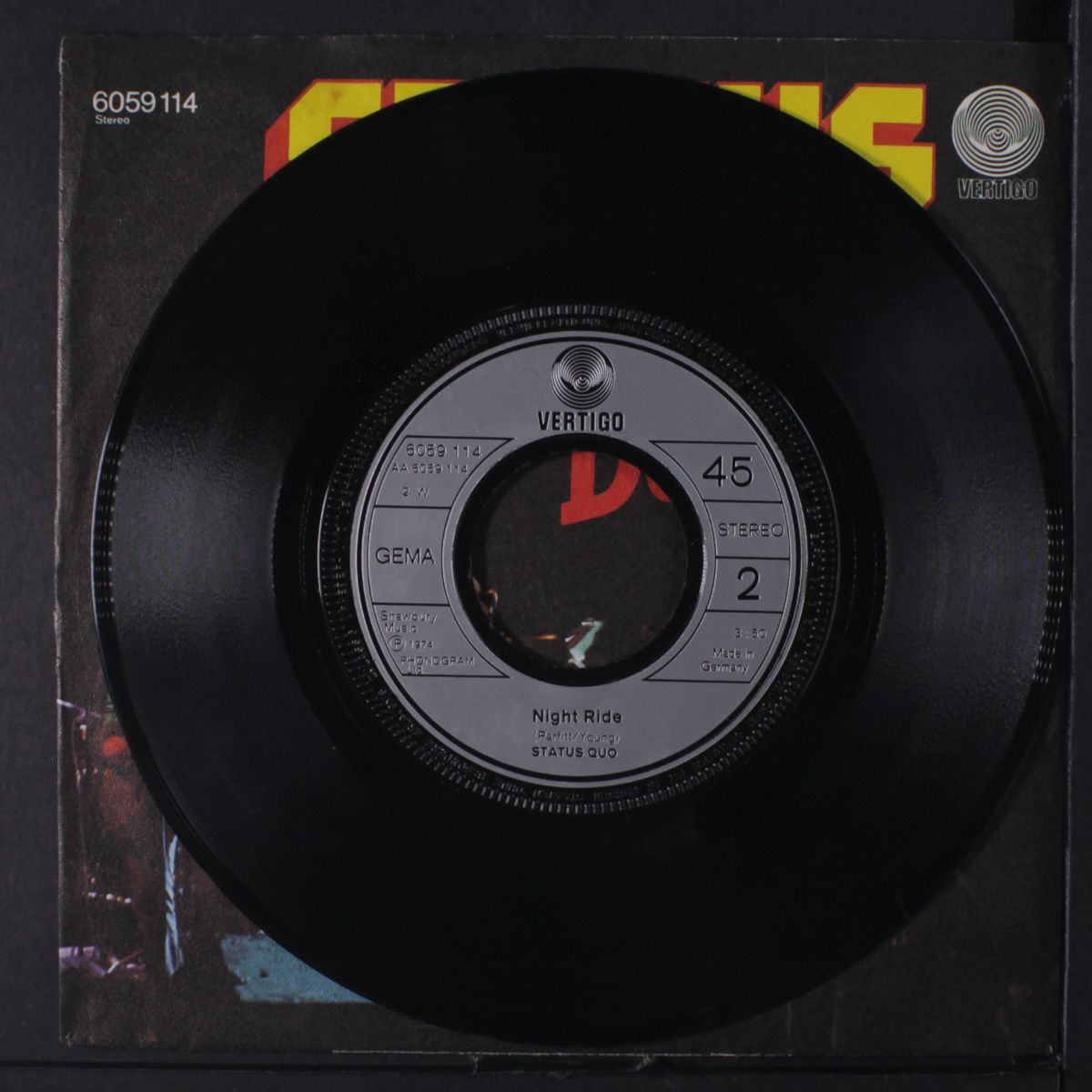 down, down / night ride by STATUS QUO