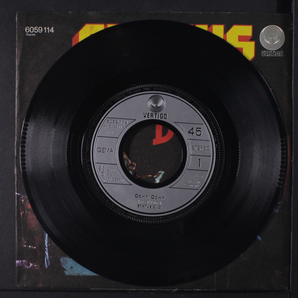 down, down / night ride by STATUS QUO