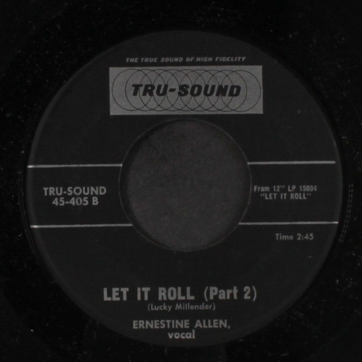 let it roll by ERNESTINE ALLEN