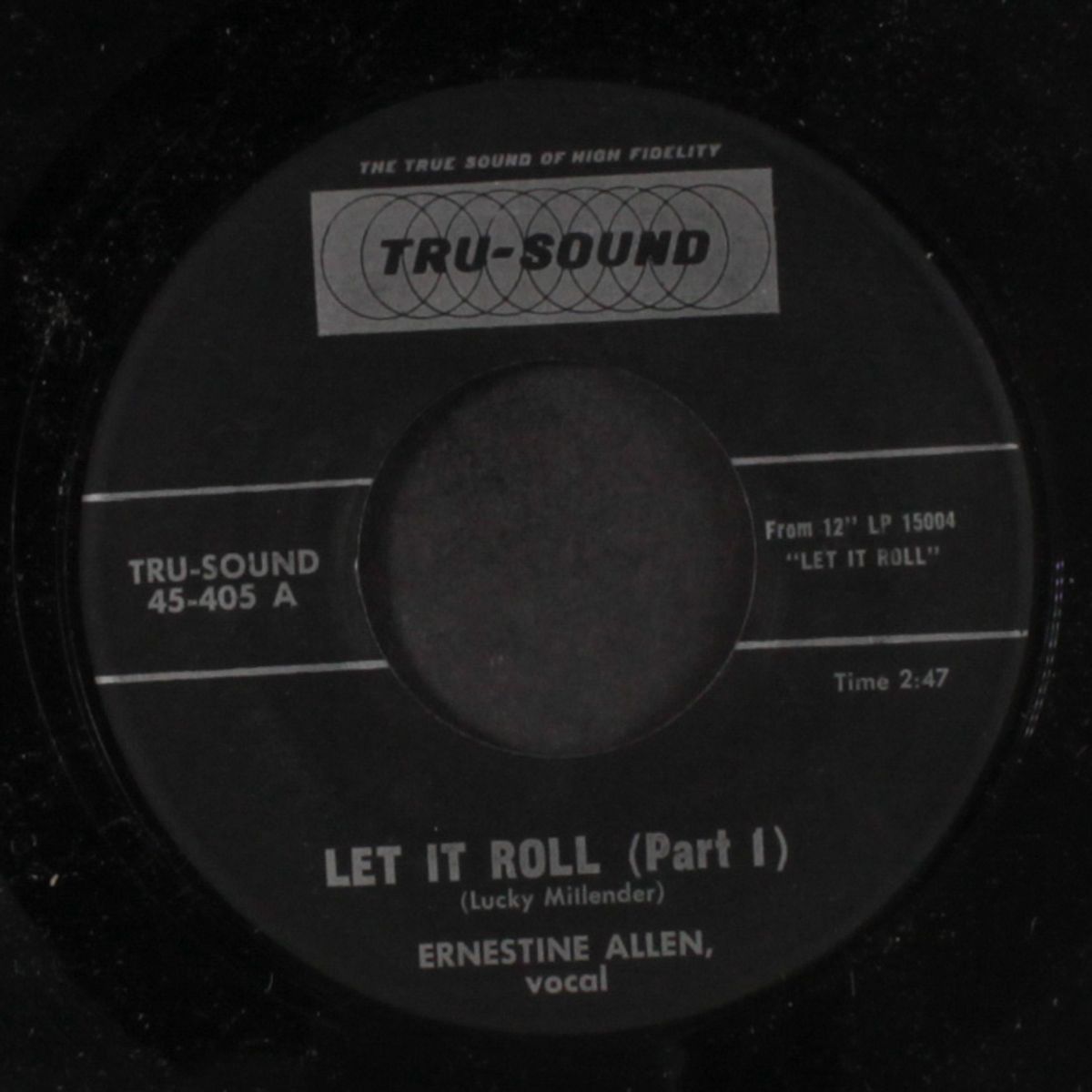 let it roll by ERNESTINE ALLEN