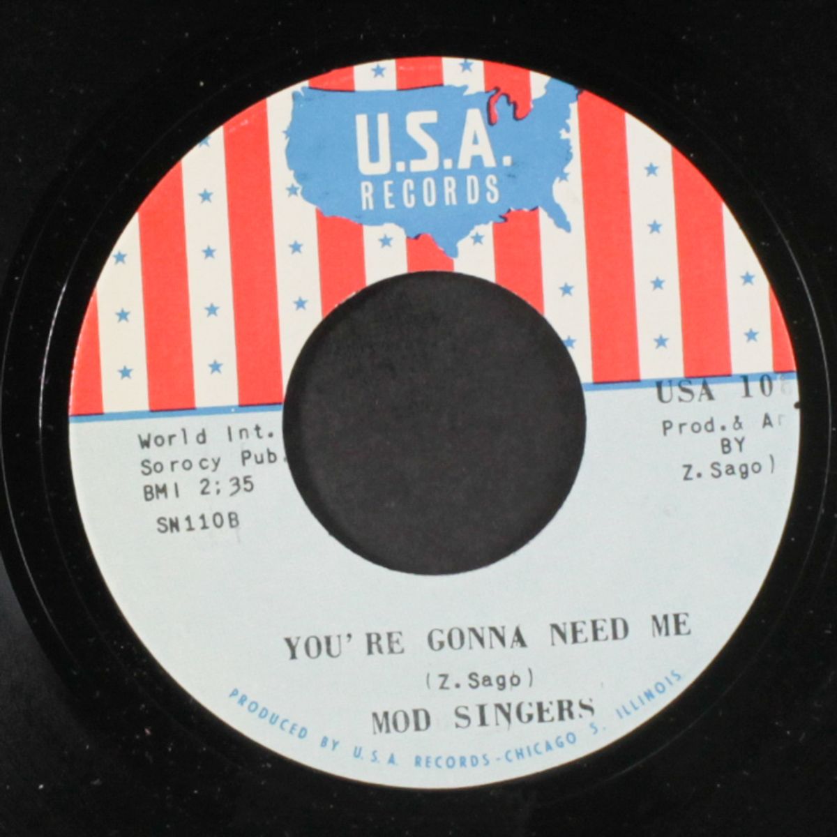 mr. thunder / you're gonna need me by MOD SINGERS