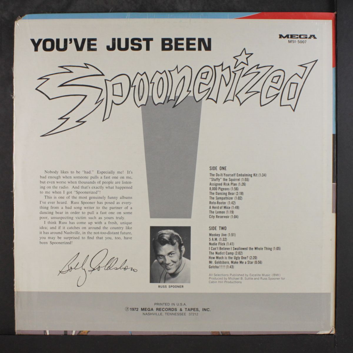 you've just been spoonerized by RUSS SPOONER