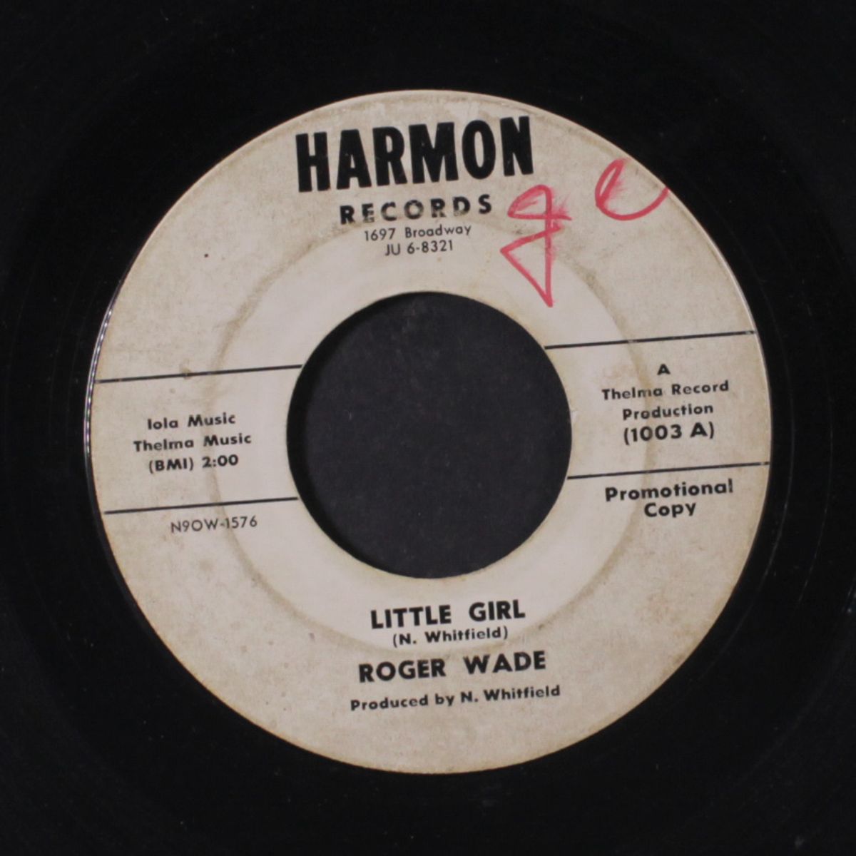 little girl / i can only hurt you by ROGER WADE