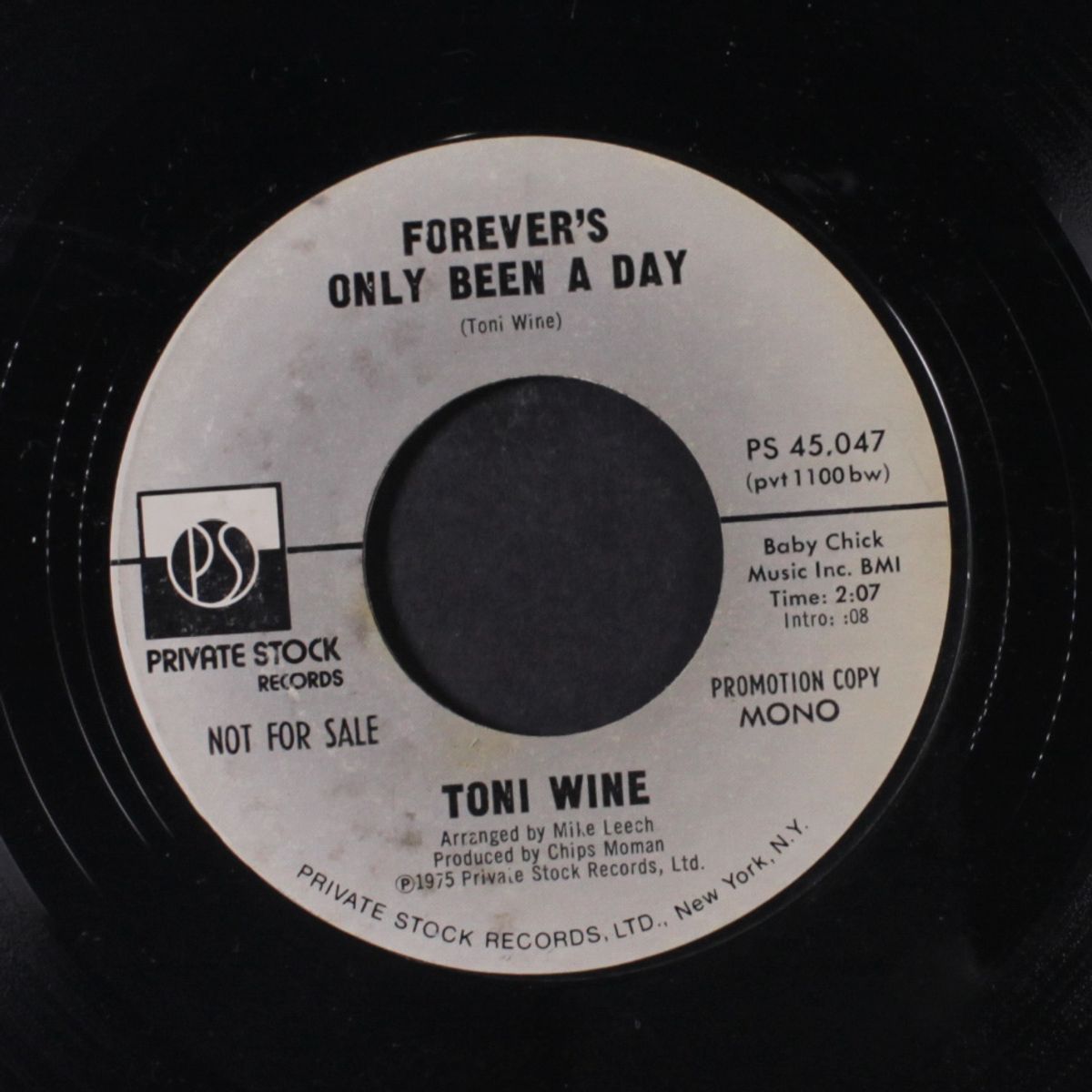 forever's only been a day / mono by TONI WINE