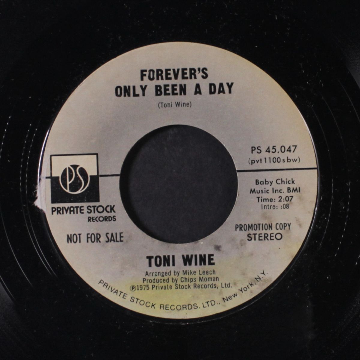forever's only been a day / mono by TONI WINE