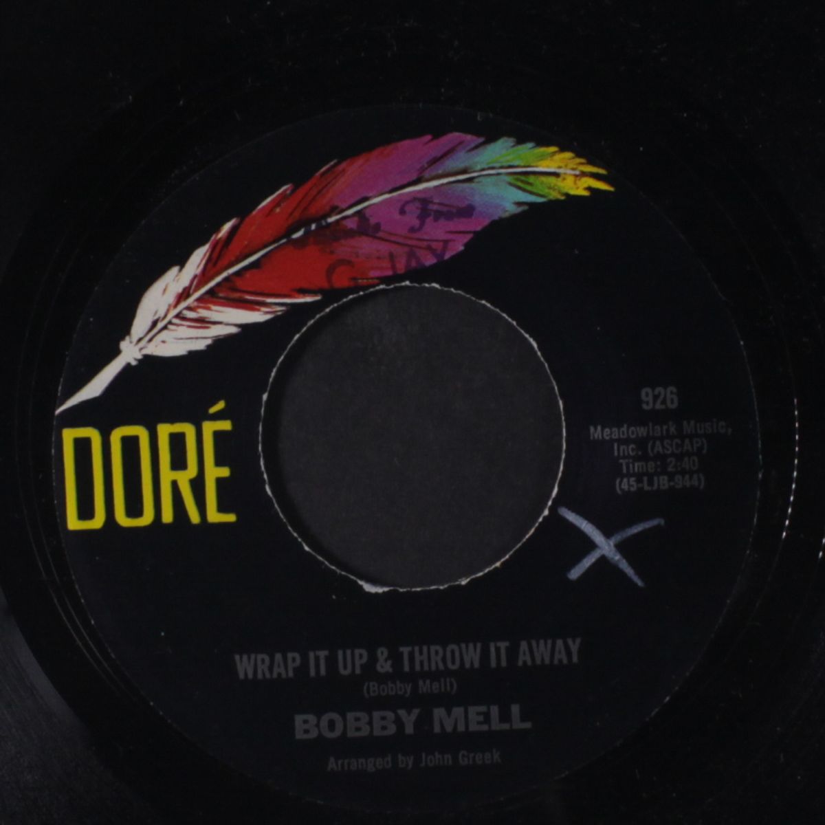 the agony & the ecstacy of love / wrap it up & throw it away by BOBBY MELL