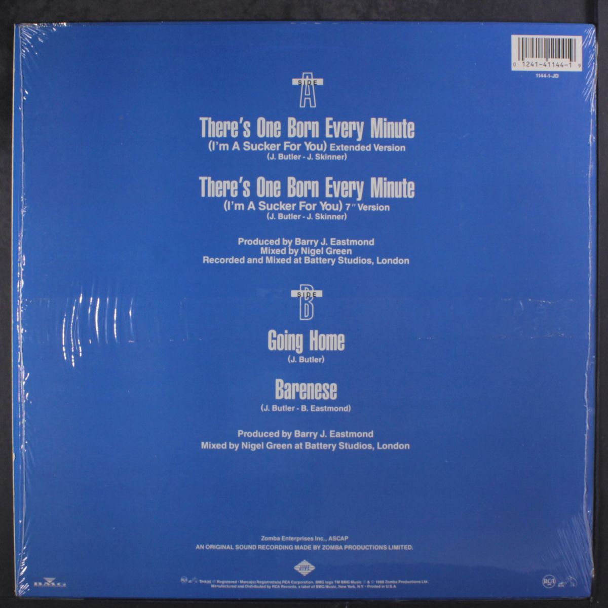 there's one born every minute by JONATHAN BUTLER