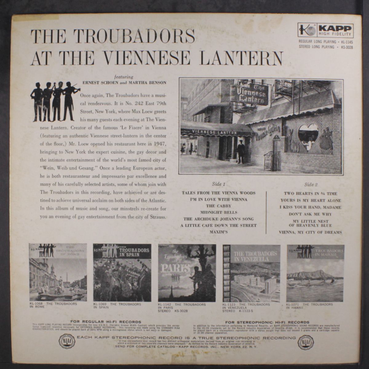 at the viennese lantern by TROUBADORS
