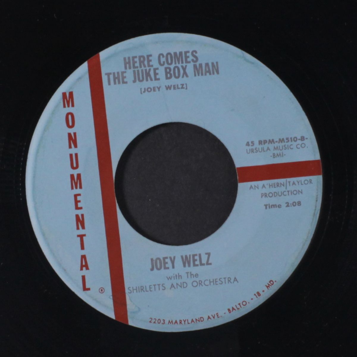 here comes the juke box man / i ain't got a thing by JOEY WELZ