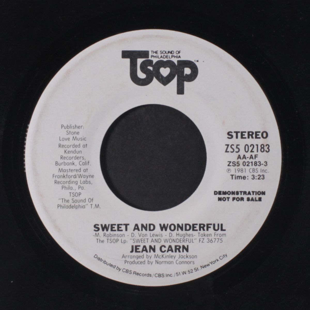sweet and wonderful / same by JEAN CARN