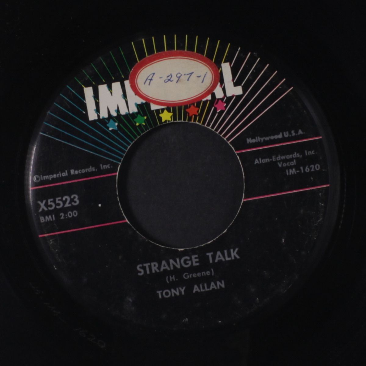call my name / strange talk by TONY ALLAN