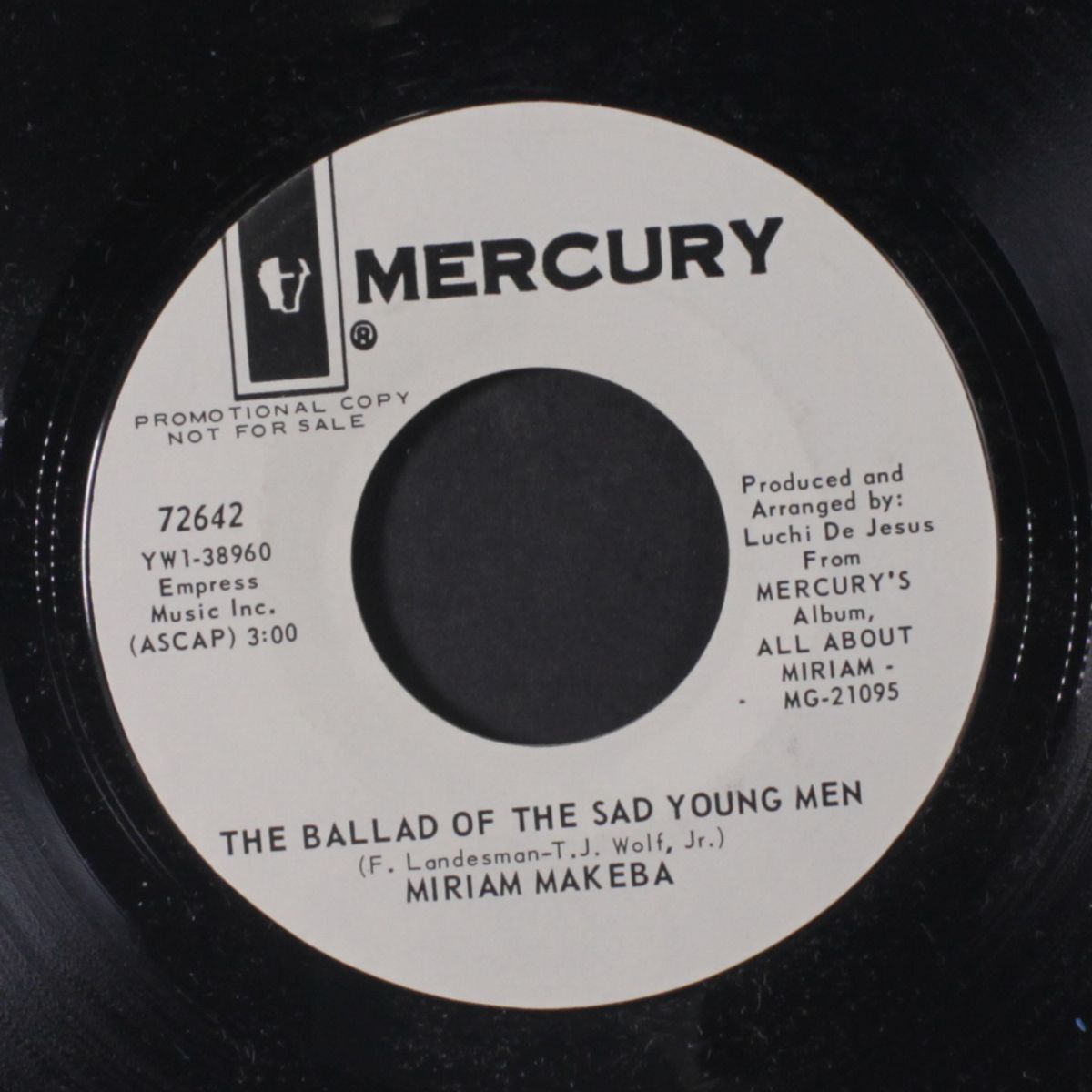 mommy, mommy what is heaven like / the ballad of the sad young men by MIRIAM MAKEBA