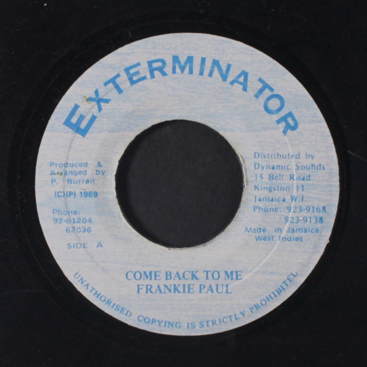 come back to me / version by FRANKIE PAUL