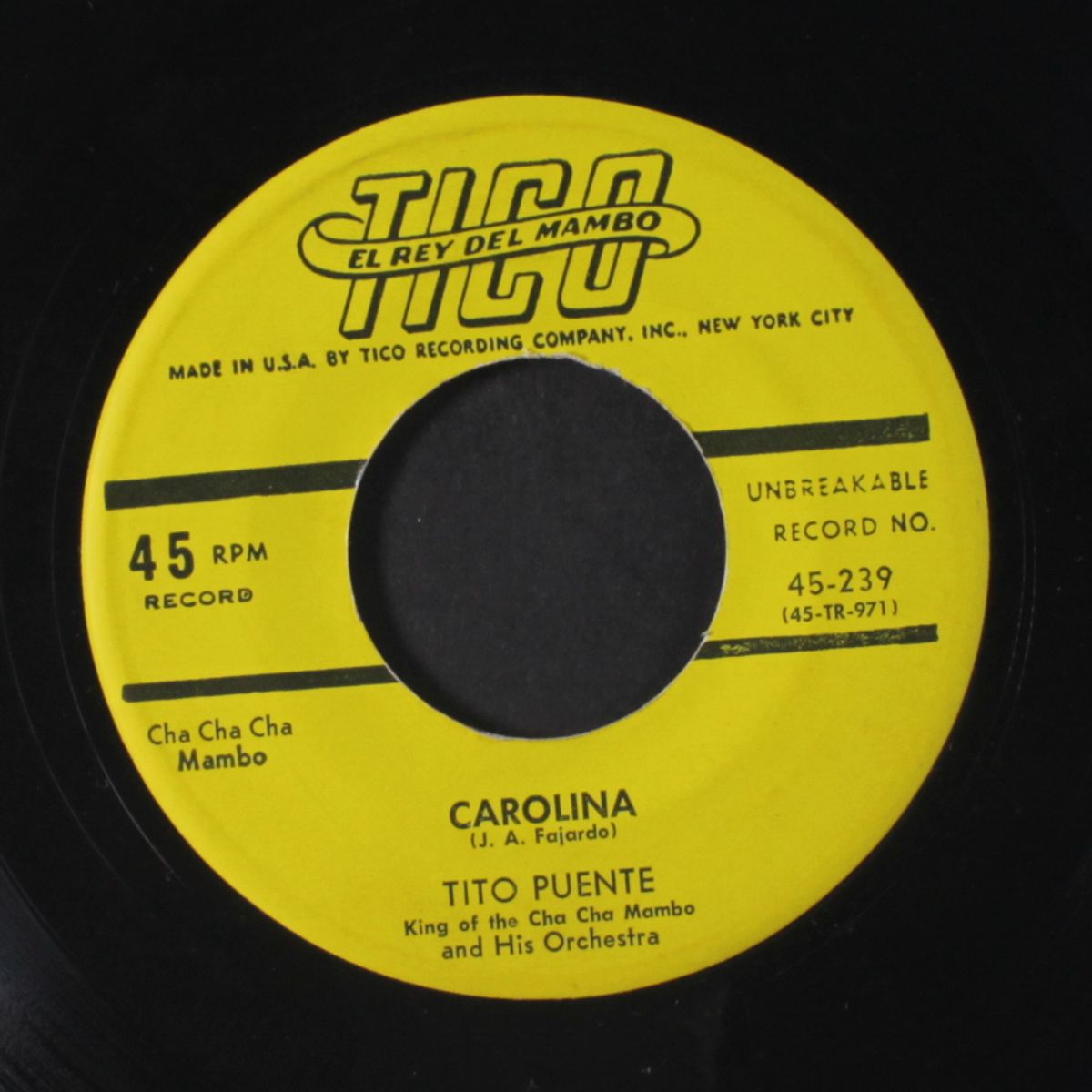 carolina / enjoy my cha cha cha by TITO PUENTE