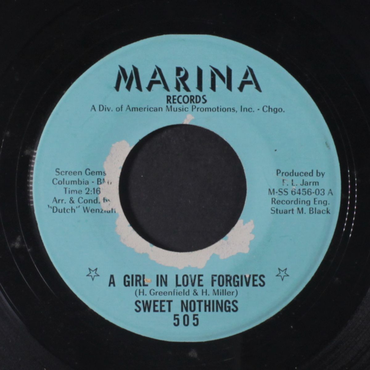 a girl in love forgives / wish he'd let me by SWEET NOTHINGS