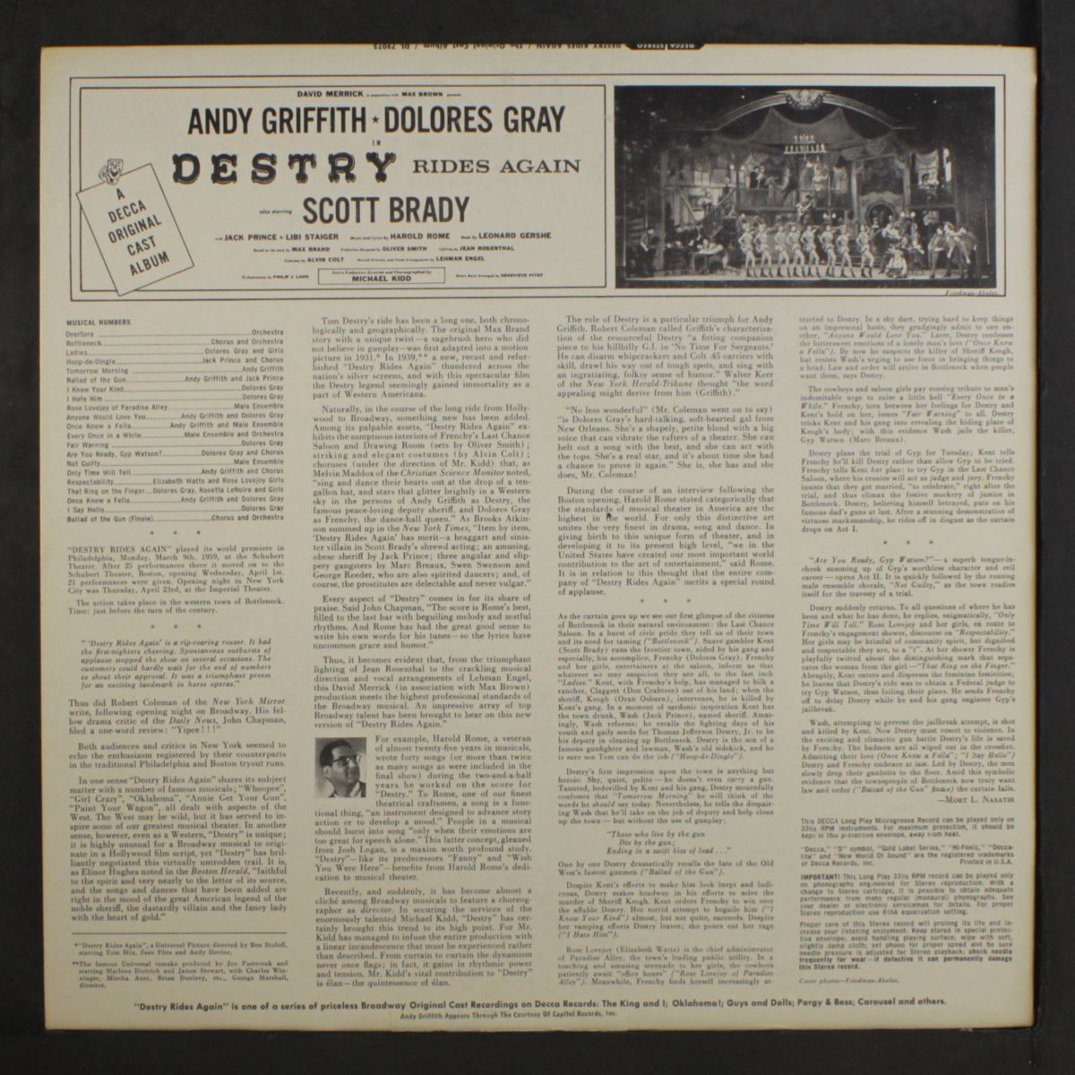 destry rides again by SOUNDTRACK
