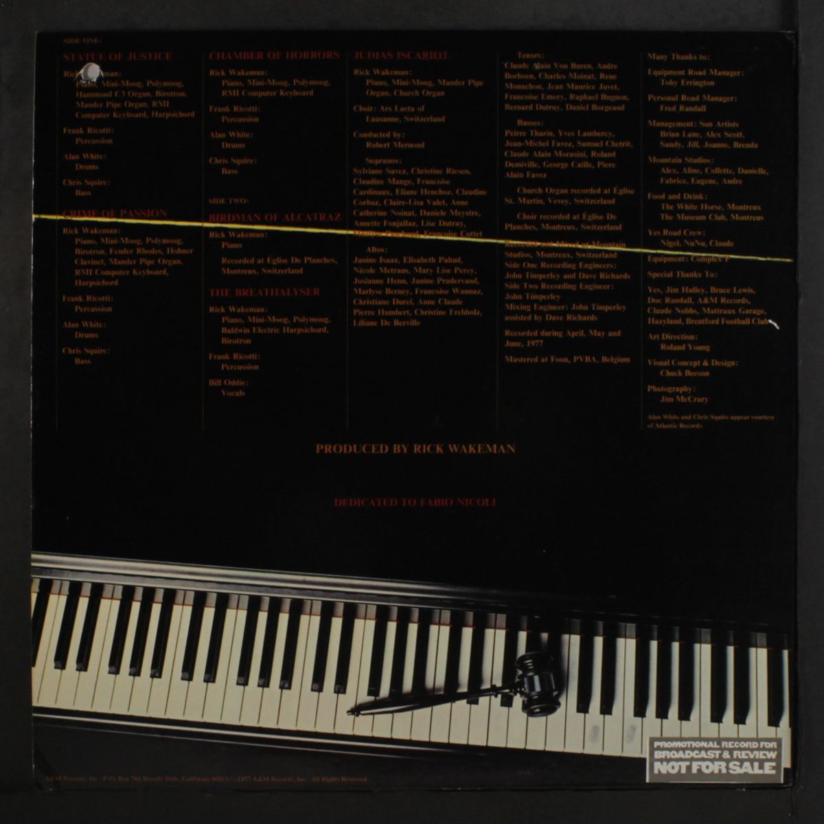 criminal record by RICK WAKEMAN