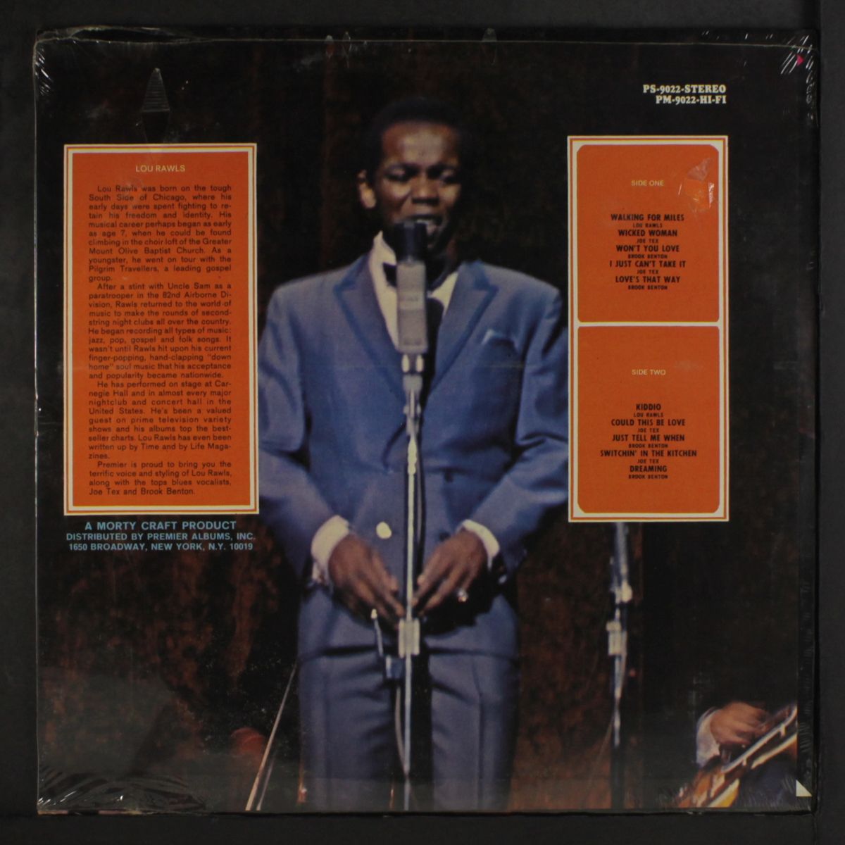 starring by LOU RAWLS / JOE TEX / BROOK BENTON