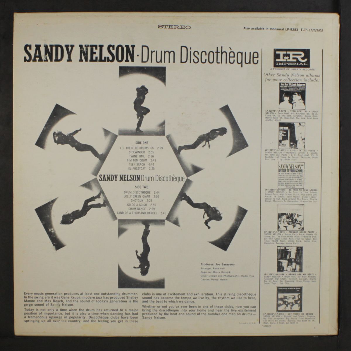 drum discotheque by SANDY NELSON