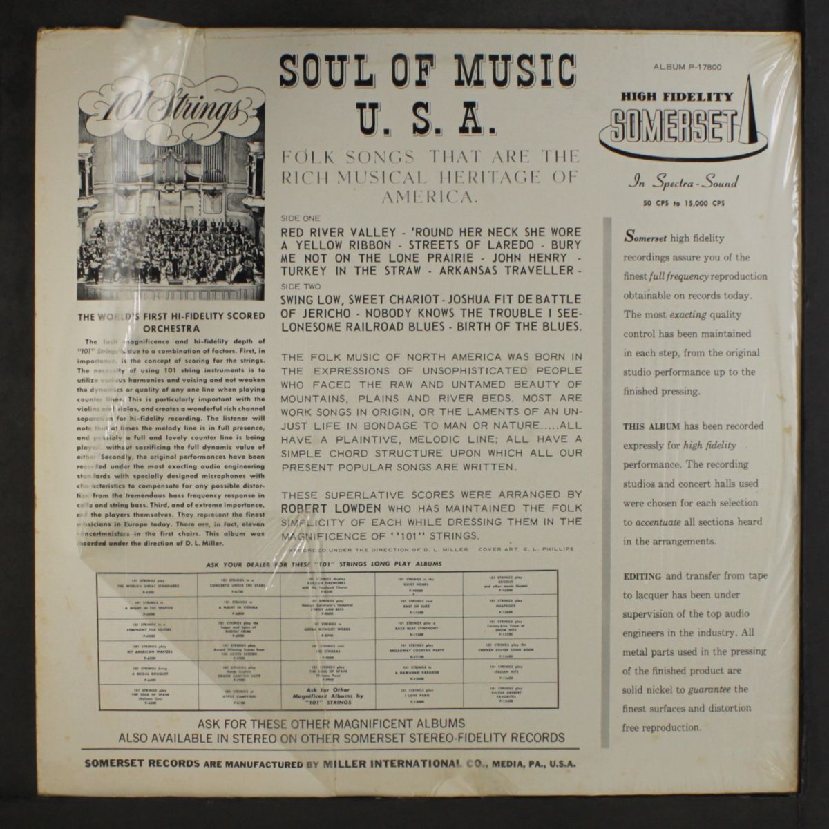 soul of music u.s.a. by 101 STRINGS