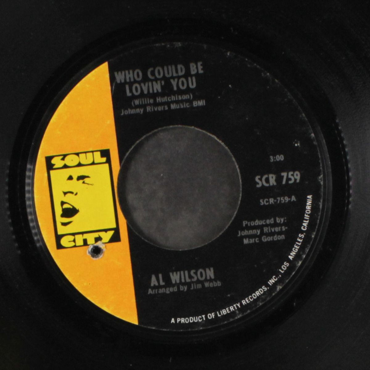 who could be lovin' you / when you love, you're loved too by AL WILSON