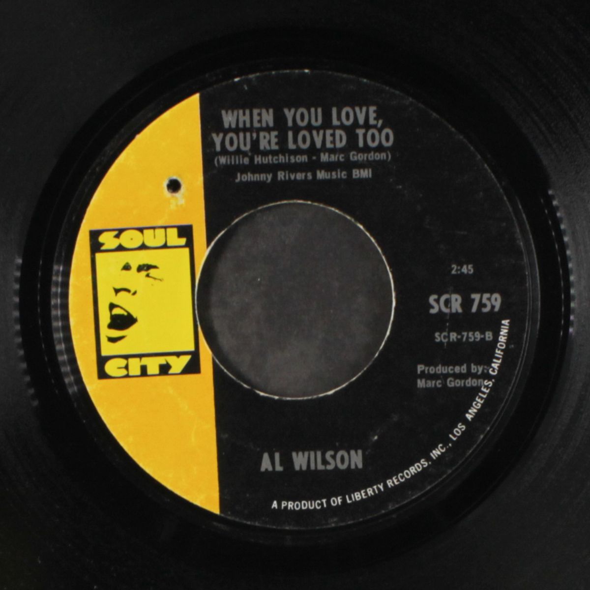 who could be lovin' you / when you love, you're loved too by AL WILSON