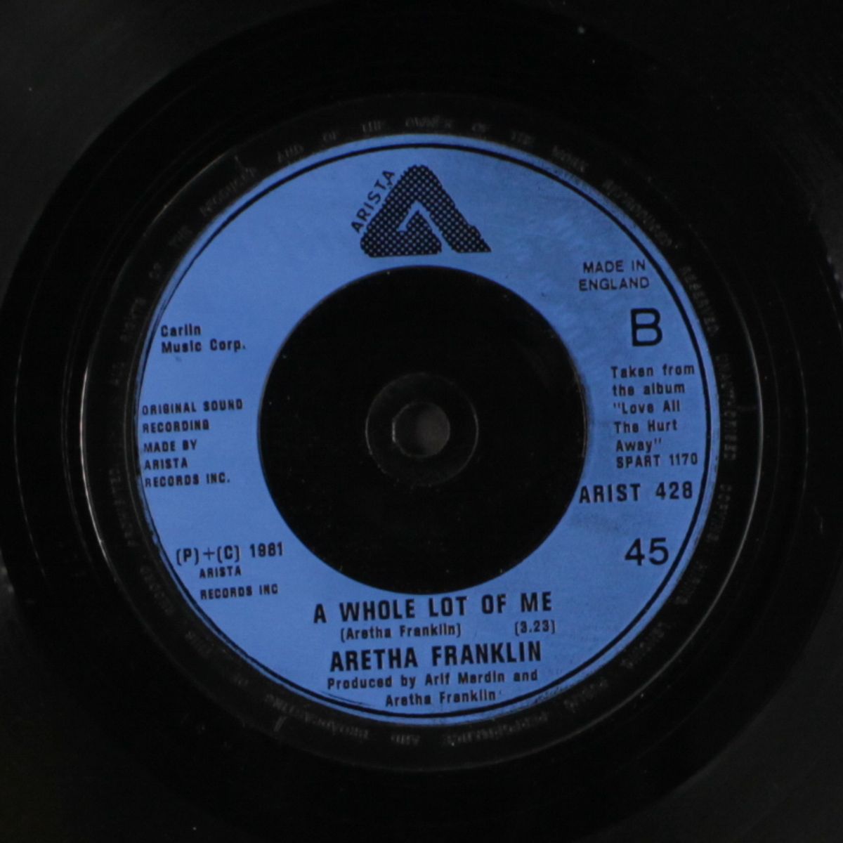 love all the hurt away / a whole lot of me by ARETHA FRANKLIN & GEORGE BENSON