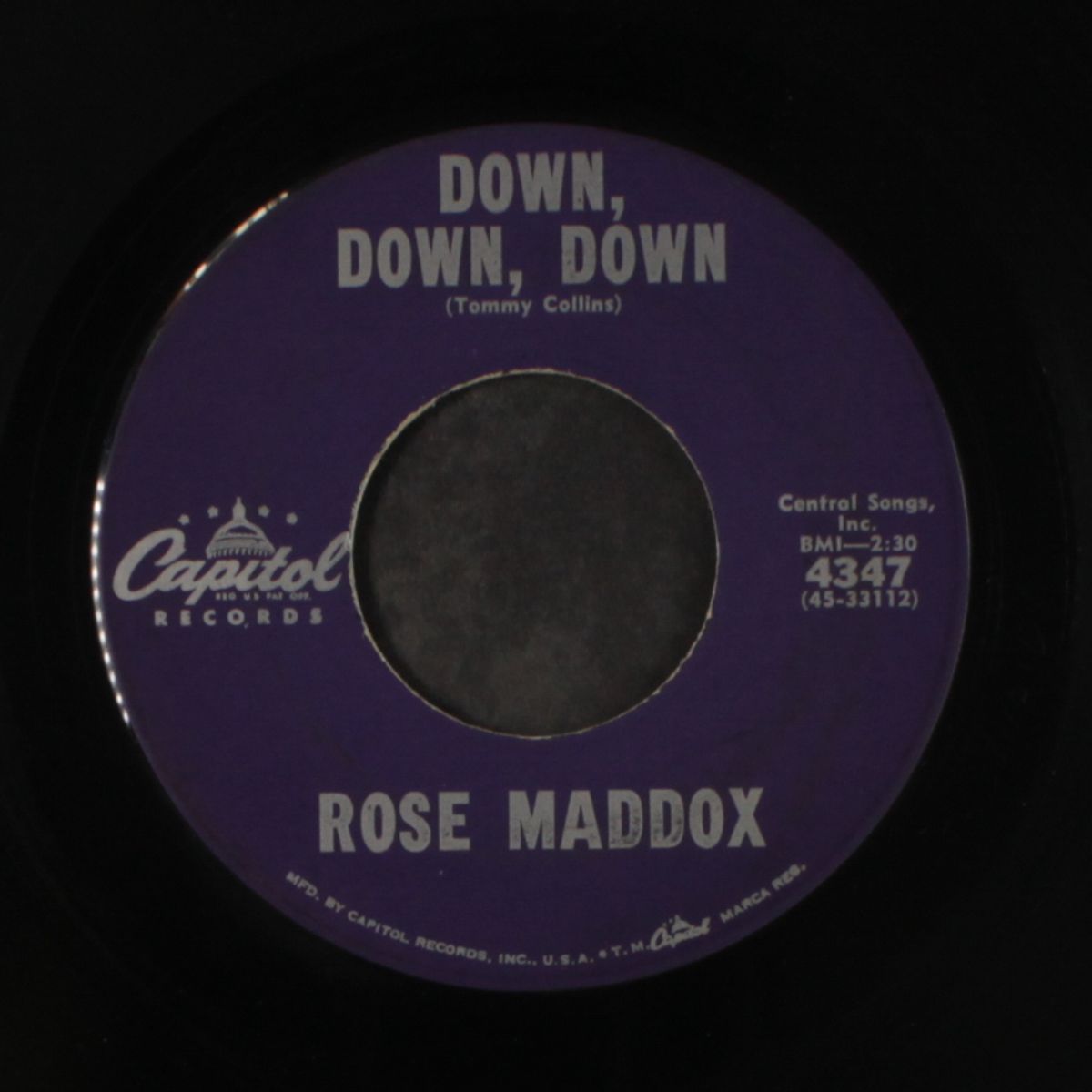 down, down, down by ROSE MADDOX