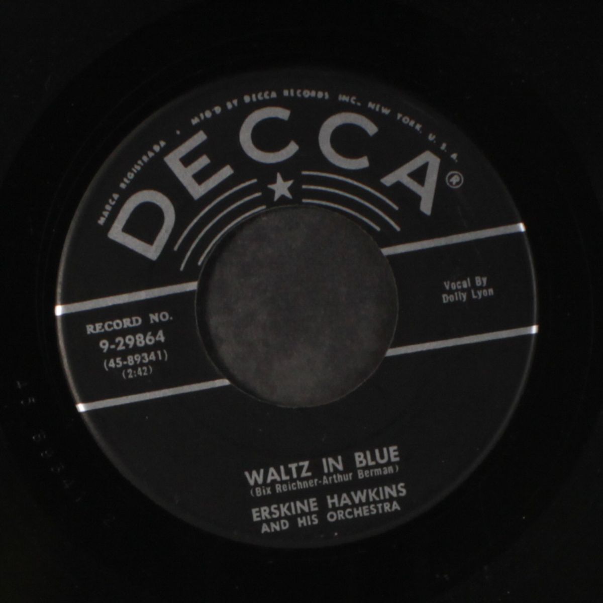 waltz in blue / the yurt by DOLLY LYON & ERSKINE HAWKINS