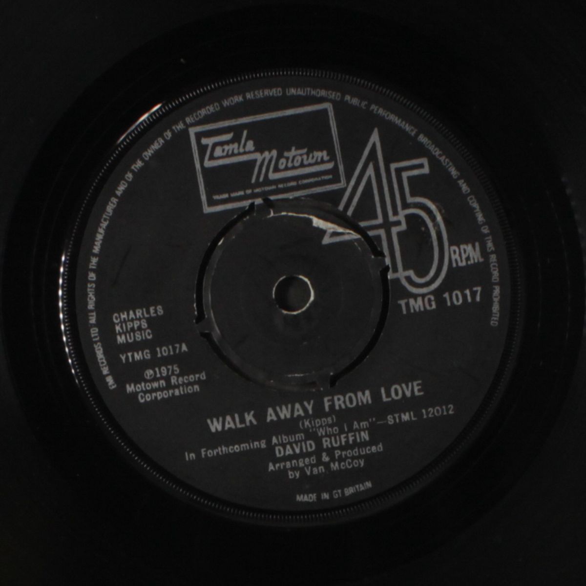 walk away from love / love can be hazardous to your health by DAVID RUFFIN