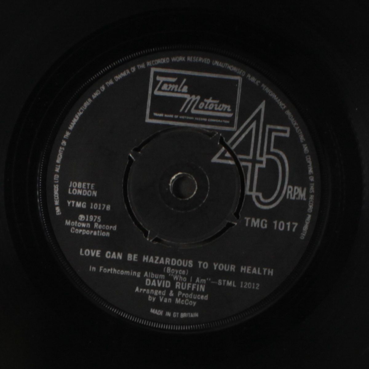 walk away from love / love can be hazardous to your health by DAVID RUFFIN
