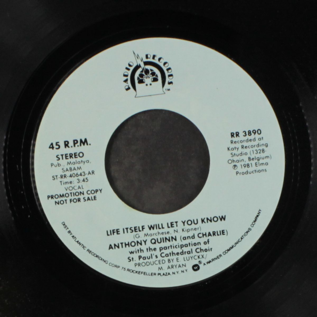 life itself will let you know / same by ANTHONY QUINN