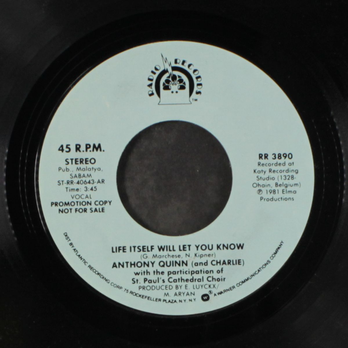 life itself will let you know / same by ANTHONY QUINN