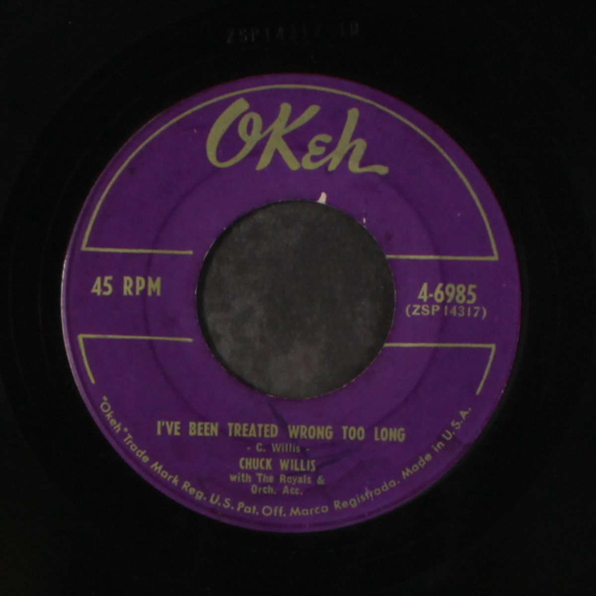i've been treated wrong too long / don't deceive me by CHUCK WILLIS & ROYALS