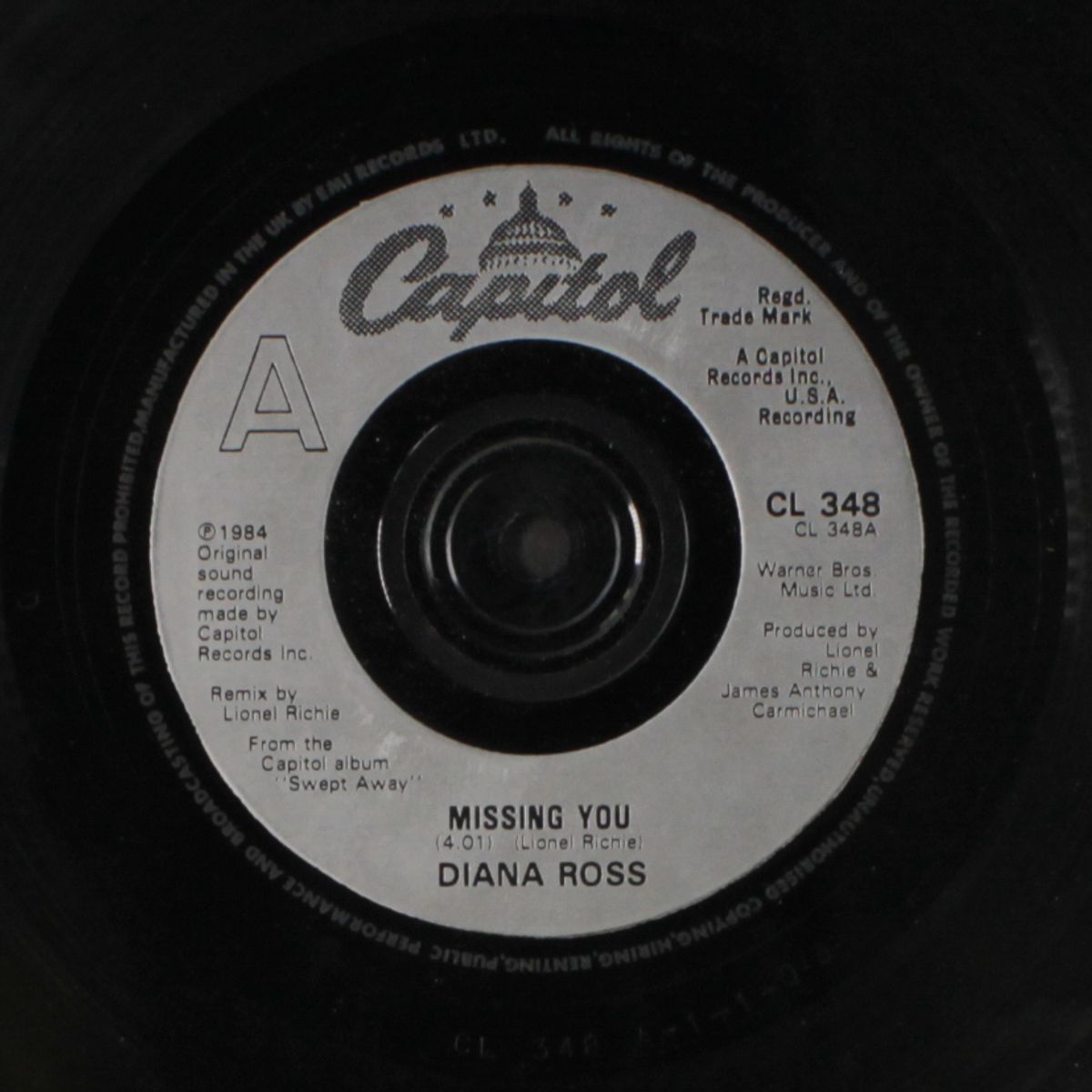 missing you / we are the children of the world by DIANA ROSS
