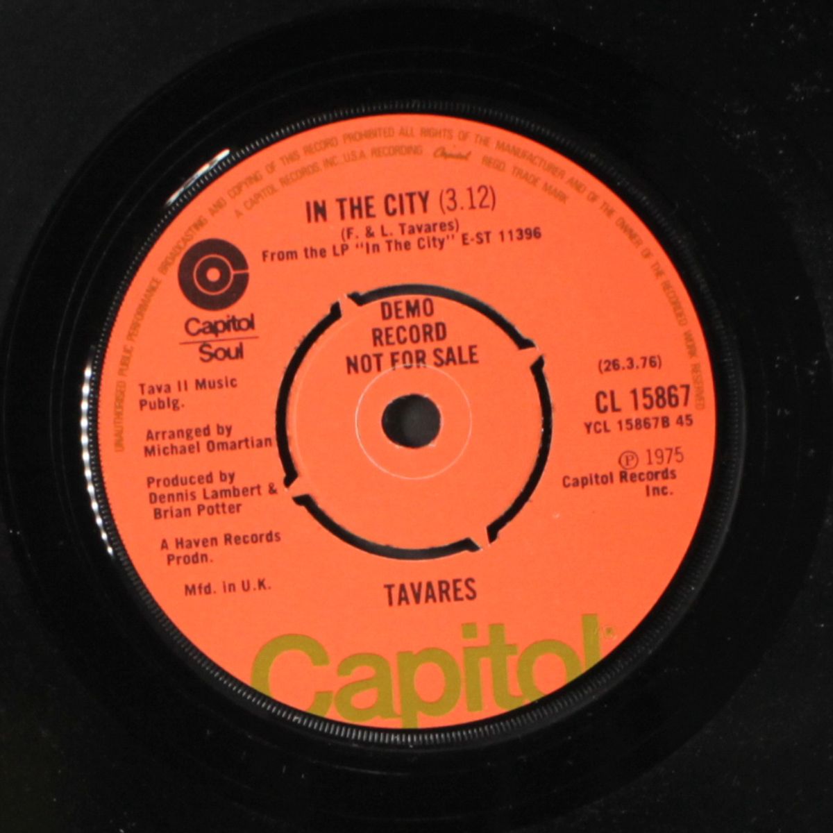 the love i never had / in the city by TAVARES