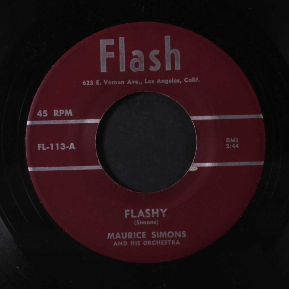 flashy / blue light by MAURICE SIMONS