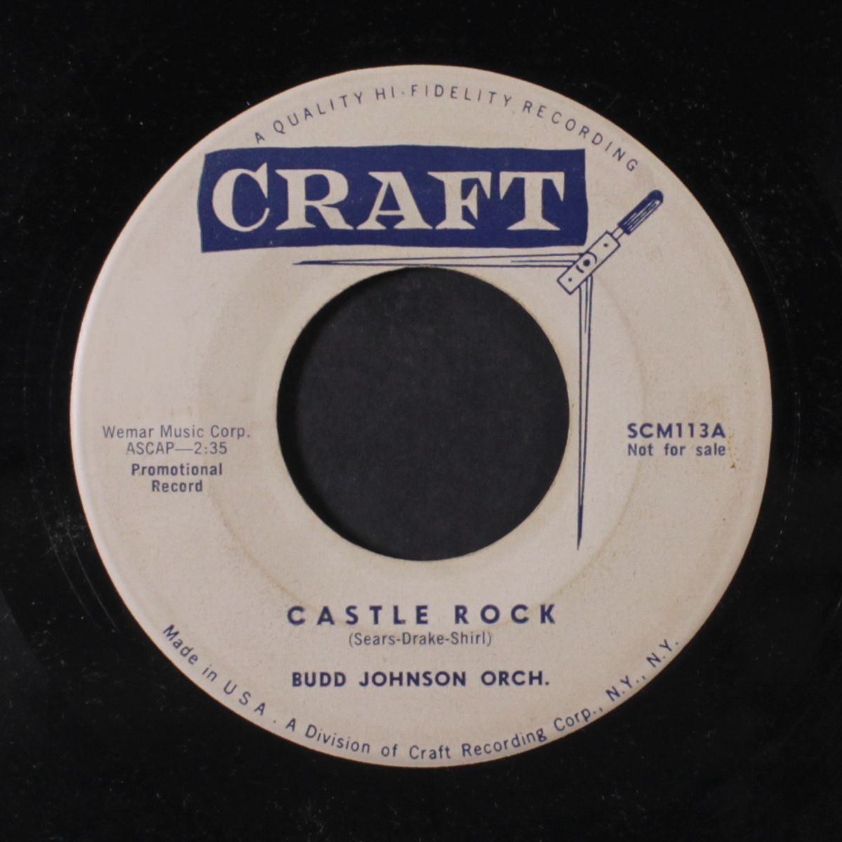 castle rock / it had to be you by BUDD JOHNSON