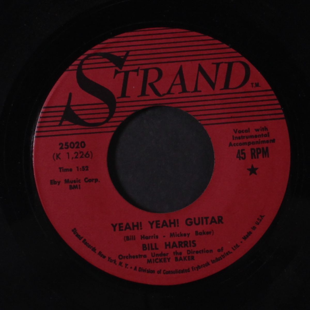 little momma pleaser / yeah! yeah! guitar by BILL HARRIS