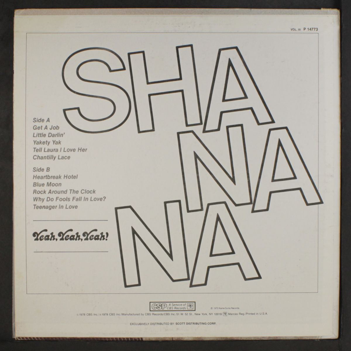 yeah! yeah! yeah!, vol. 3 by SHA NA NA